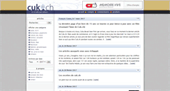 Desktop Screenshot of cuk.ch